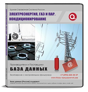 Код D 35 Обеспечение электрической энергией, газом и паром; кондиционирование воздуха