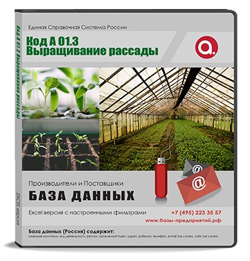 Код A 01.3 Выращивание рассады Код A 01.3 Выращивание рассады